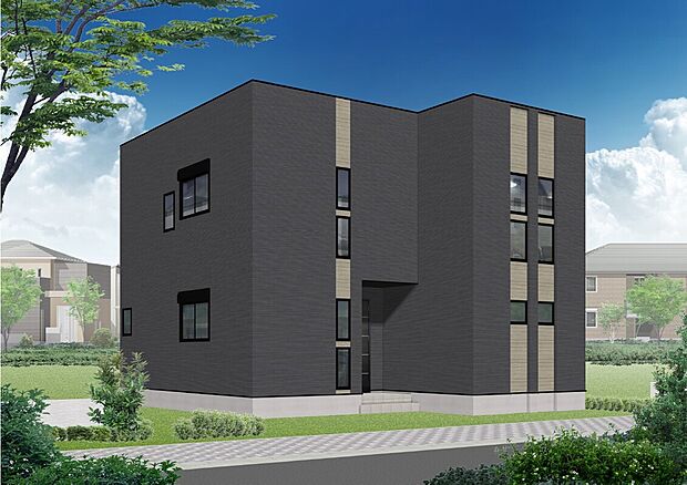 【タマタウン富士宮黒田 完成予想外観パース(1号棟)】ついに完成!中もご見学可能です!