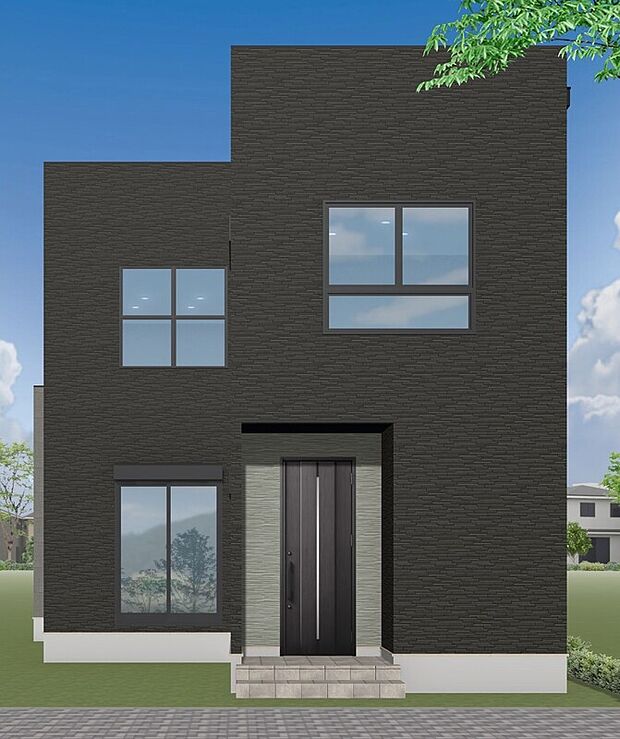 【【3号地完成予想図】】窓からしっかりと自然光を取り込みつつ、プライベート空間に配慮した構造です。お家のどこに居てもご家族との触れ合いやコミュニケーションを大切にできるプランニングです♪