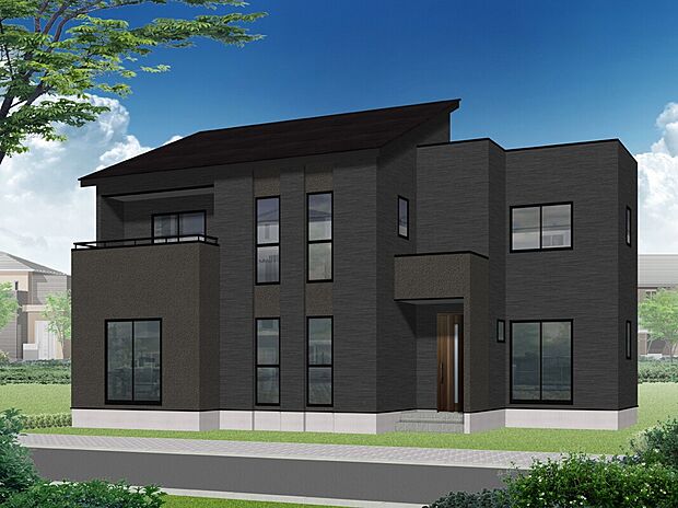 【【2号棟】完成予想パース】独立した和室で来客対応も安心。便利な家事導線と豊富な収納が魅力!