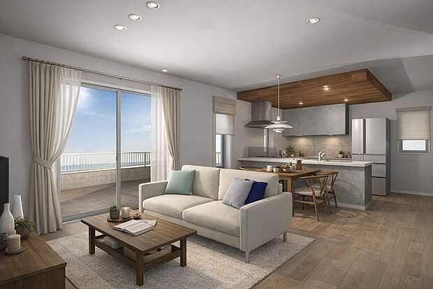 【LDK】※画像はAIにより家具・家電を配置しております。