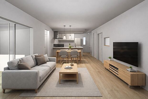 【タマタウン平井V5号地　内観パース】※家具はCGによるイメージです。