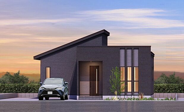 【2号地 外観】4LDK 3,180万円 敷地面積:220.28m2(66.63坪) 延床面積:102.06m2(30.87坪)