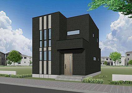 タマタウン福山湯野4号地_外観パース