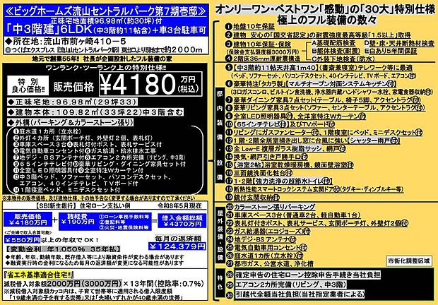至れり尽くせりのフル装備