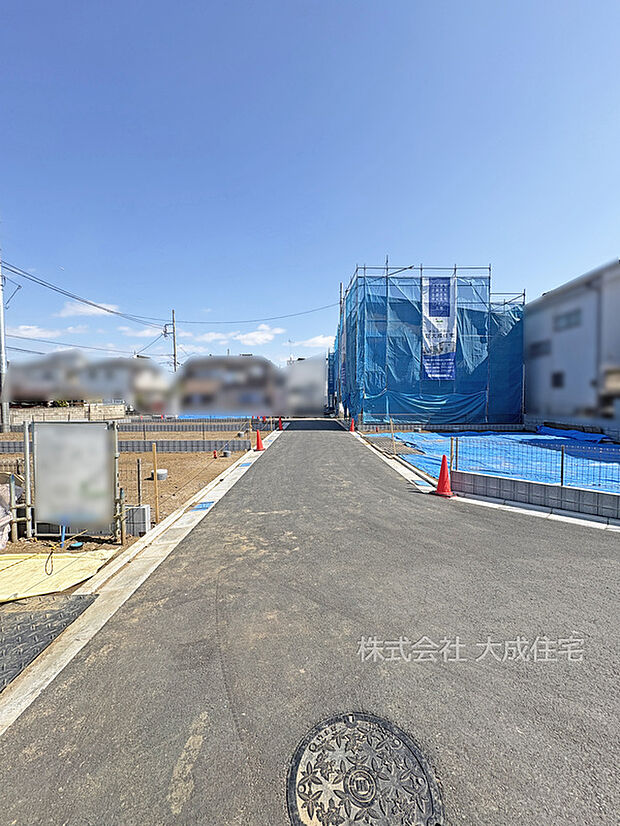 【【COCOYUNO 川越市志多町】】No.3:前面道路