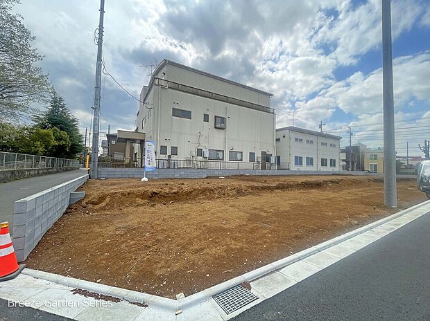 【5区画（現地写真）】開放感のある土地です！　現地写真2026.4.6撮影