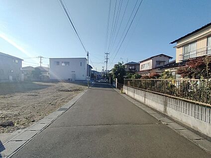 前面道路（C区画側より）