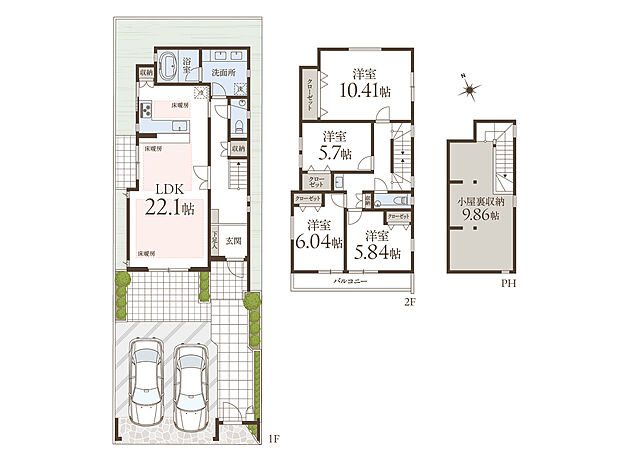 【現地写真】
4LDK+RFの長期優良住宅。風情ある閑静な邸宅地。南向きリビング、テラス付き。L字型対面キッチンにつき、ご家族との会話が弾みます。/2026.3.15撮影