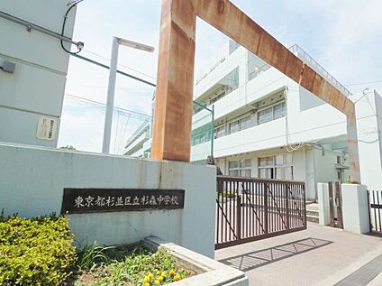 杉並区立杉森中学校 約800m(徒歩10分)