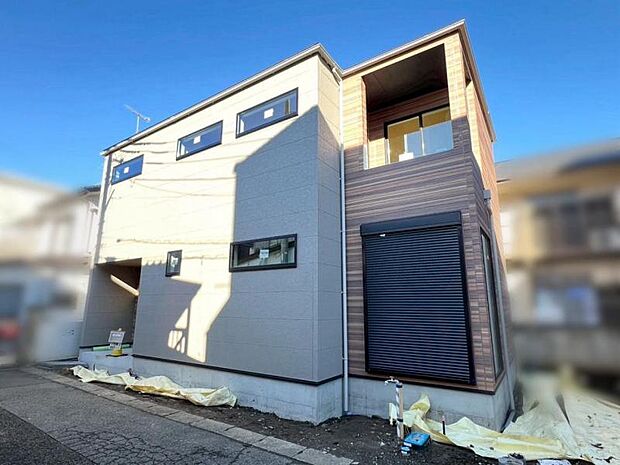 ◆閑静な住宅地にスタイリッシュなデザインの2階建て住宅が誕生!陽当たり良好な南向き!買物便利な住環境!
