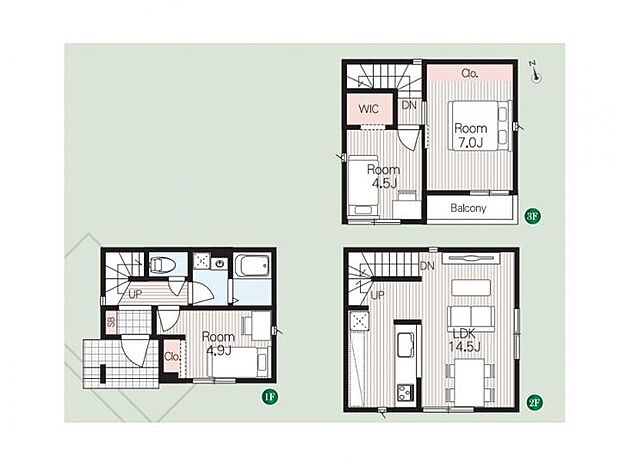 【3LDK】間取り図 資料請求や現地見学、お気軽にお問い合わせください。