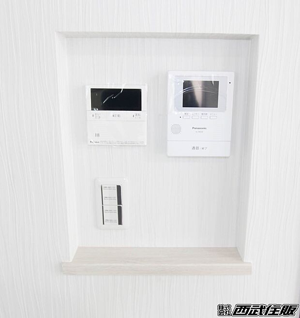 【キッチン(施工例)】ニッチの中にリモコンやスイッチをまとめるのこともできます