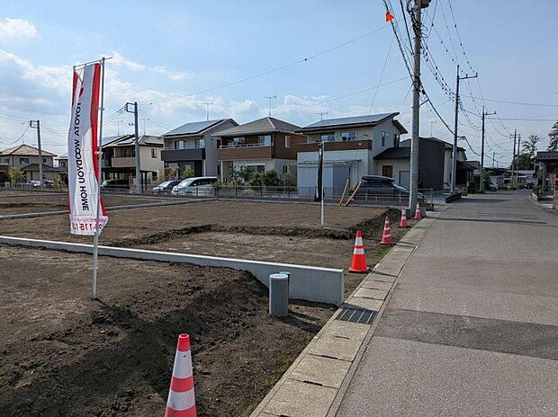 【現地土地写真】造成工事が完了しました。
現地でのご案内も可能です。