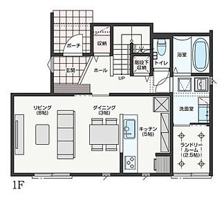 1F　間取り図 