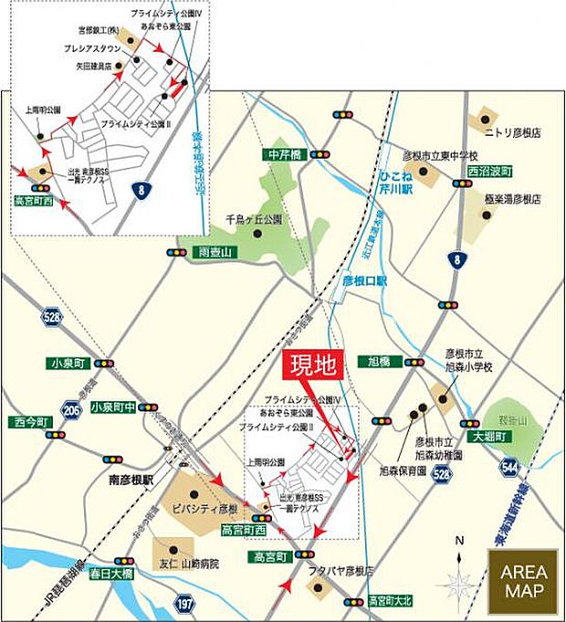 東沼波プライムシティーMAP