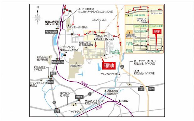 現地案内図