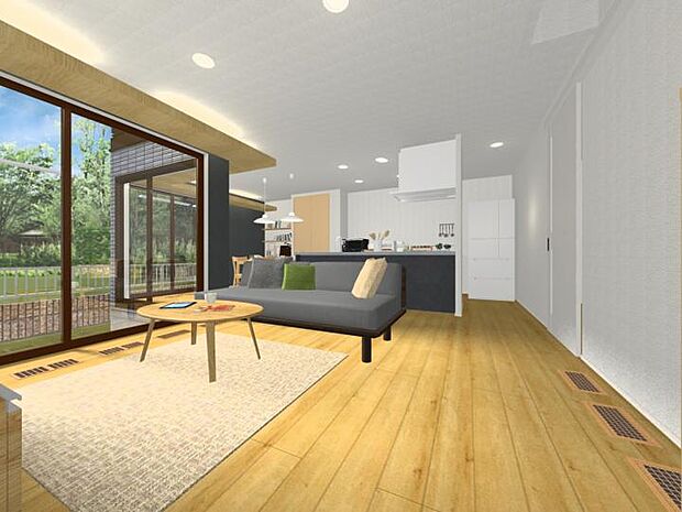 【2階建て内観イメージパース】2階建て内観イメージパース