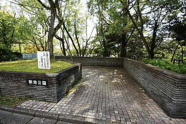 新池公園まで517m
