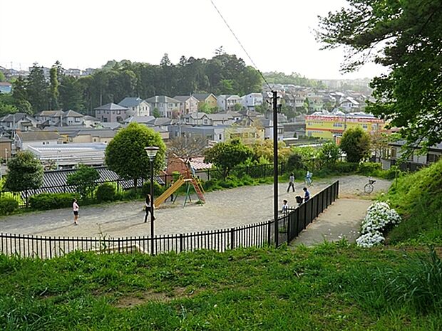 金井七面公園まで625m
