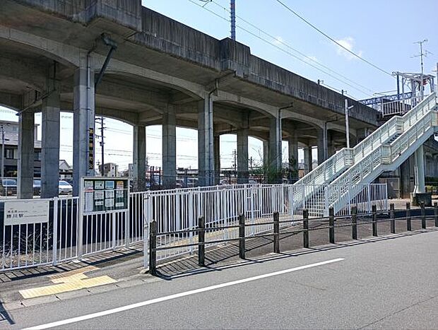 城北線 勝川駅まで1040m