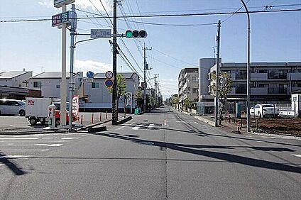 前面道路