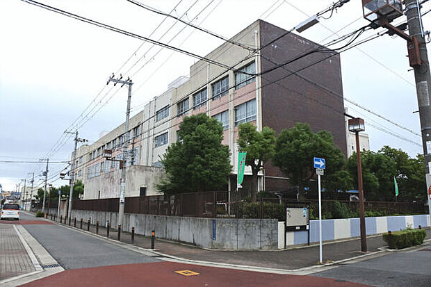 大阪市立矢田中学校（約981m）