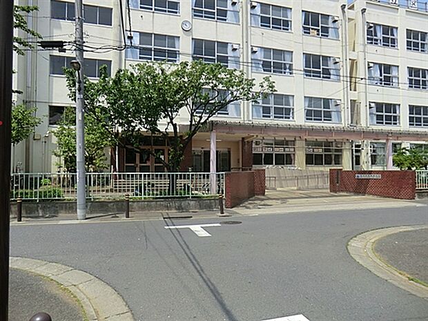 足立区立谷中中学校(約555m)