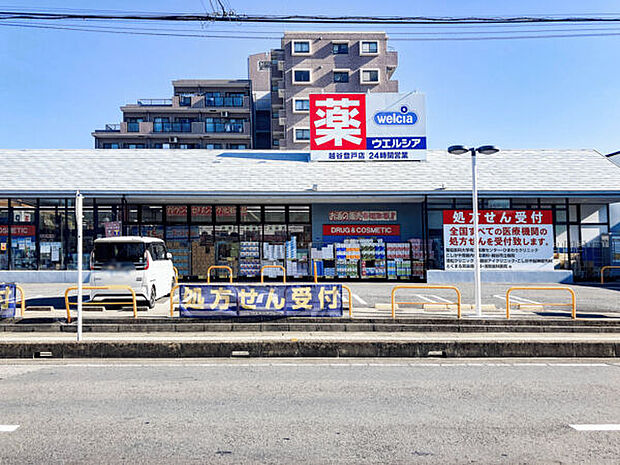 ウエルシア 越谷登戸店（約856m）
