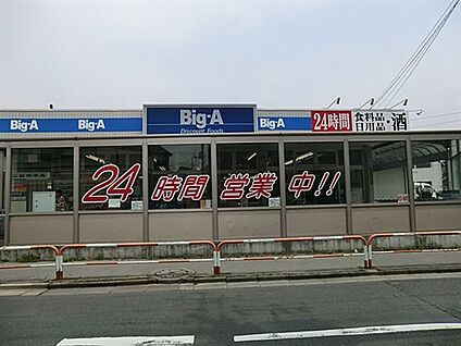 ビッグ・エー青井店 665m