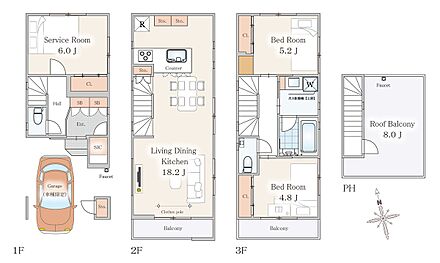 車庫面積7.87ｍ2含む 