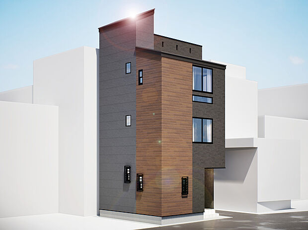 【完成イメジパース】【完成イメージパース】「どんな設備が付くの?」「建具はどんな色?」、そんな疑問は、建物プレゼンテーションやモデルハウスで確認してみませんか?事前にご予約いただきますと、スムーズにご案内ができます。