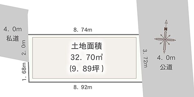 【 区画図】閑静な住宅街、落ち着いた住宅街です。