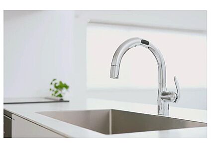 全邸タッチレス水栓採用
