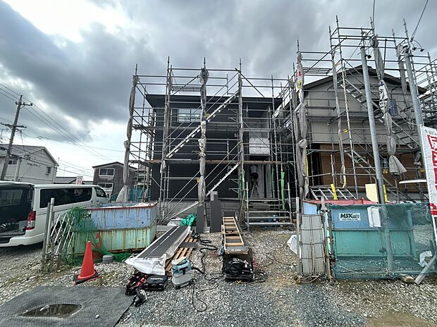 【No.3】
上棟しました！工事状況は随時写真を更新します。（2026年9月25日撮影）