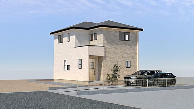 【【No.9】完成予想図】完成予想外観(※画像はイメージです。実際のものとは多少異なる場合がございます。)