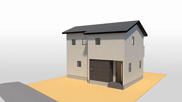 【完成予想外観】(※画像はイメージです。実際のものとは多少異なる場合がございます。)