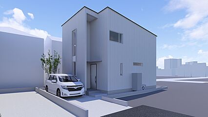 松戸新八柱ジャスタウン～第一期販売～注文住宅仕様の分譲住宅 外観