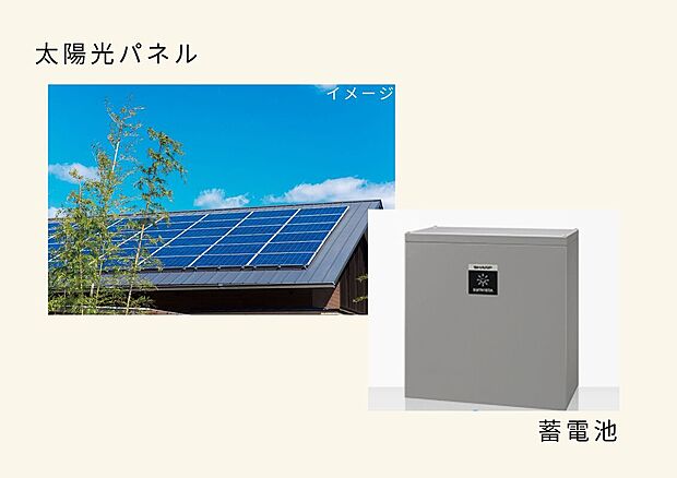 【SHARP製　太陽光パネル・蓄電池搭載】生活パターンから必要電力量、天気予報から発電量を予測。不足分は前日にお得な深夜電力を購入して蓄電池に蓄えてくれます。賢く効率的に節約＆災害への備えが叶います