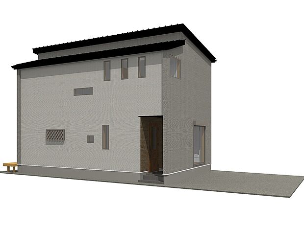【完成予想図【12号地】】自然になじみやすいカラーの外観！