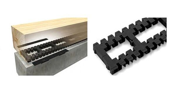 【【シロアリ対策】】全周スリット換気方法の基礎パッキング工法は、従来工法の換気性能2倍以上、耐震性は3倍以上で、床下を常に乾燥させ湿気から家を守ります。また、コンクリート布基礎にとって最大の弱点とされる立ち上がり部分の開口欠損をなくし、構造耐力を飛躍的に向上させることにより基礎コンクリートにクラックが発生しにくいので家を丈夫なまま長持ちさせます。(同仕様の構造)
