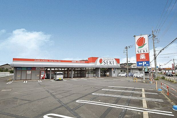 ドラッグストアセキ今福店(約650m)