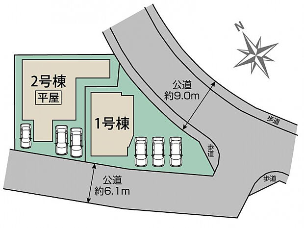 猪名川町松尾台2丁目 区画図