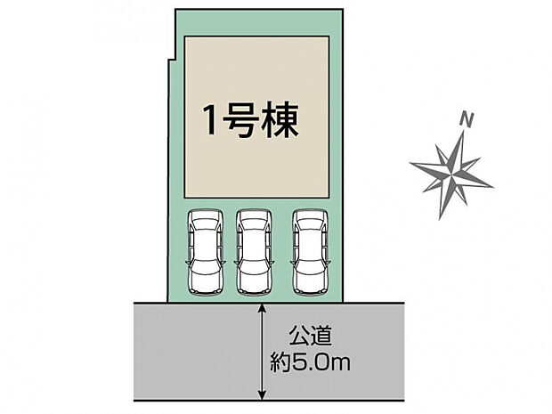 犬山市大字橋爪石畑1棟 区画図
