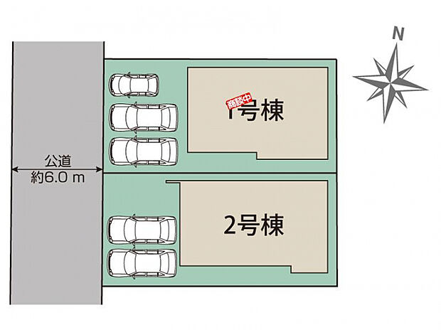 名古屋市西区大野木4丁目2棟 区画図