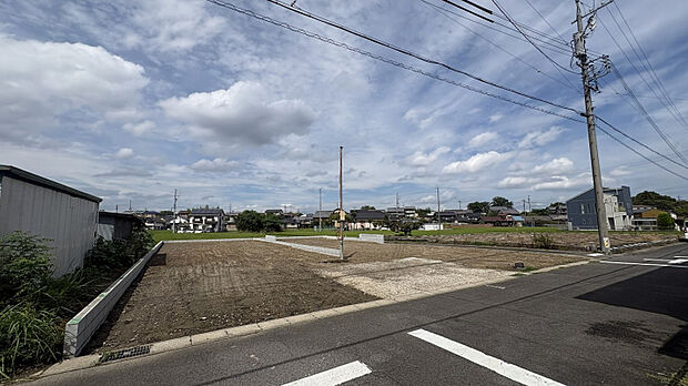 道路含む現地（造成後）　