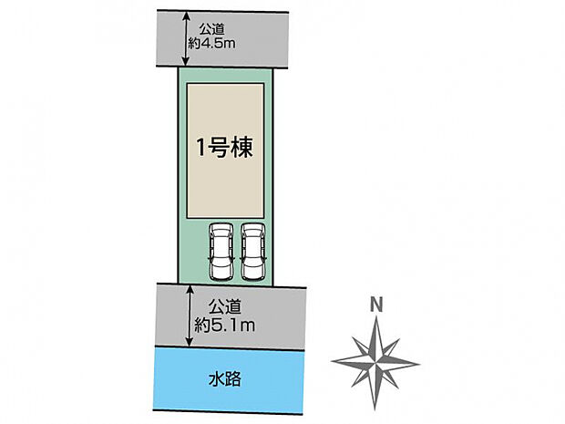 愛西市須依町大正1棟 区画図
