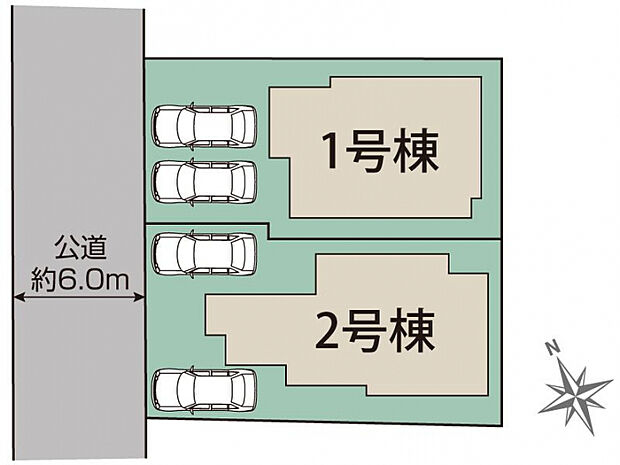 瀬戸市八幡台5丁目4期2棟 区画図