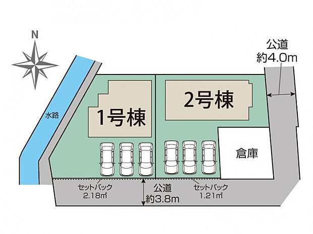 四街道市大日2棟 区画図