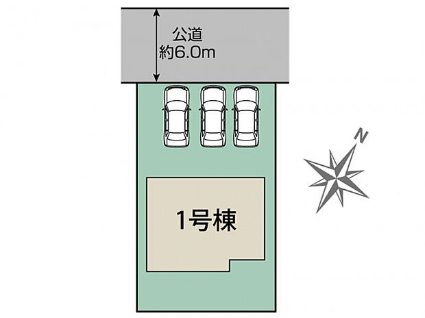 佐倉市王子台6丁目3期1棟 区画図