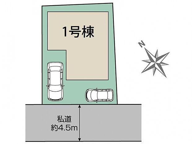 柏市西原3丁目1棟 区画図